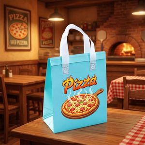 Sac Isotherme Réutilisable Écologique en Non-Tissé pour le Déjeuner, Personnalisable avec Logo, Imperméable, 20L, pour Aliments, Motif Dessin Animé - Product Image 1