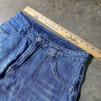 Baggy Y2K Denim Pantalon Hommes Denim Pantalon Factice Large Jambe Ouverture Streetwear Preppy Y2K Hommes Baggy Stack Jeans 90S Vintage Jeans