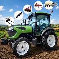 Nouveau modèle de tracteur agricole LAWNIO avec frein à air en option, transmission intégrale, performances optimisées pour les équipements agricoles, tracteur agricole