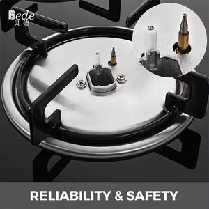 Cocina portátil para acampar al aire libre con energía solar de GLP/<span class=keywords><strong>Gas</strong></span> <span class=keywords><strong>natural</strong></span> de acero inoxidable de 4 quemadores con calefacción a alta temperatura - Product Image 3