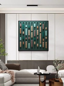 <span class=keywords><strong>JZ</strong></span> - Decoración de Salón, Obra de Arte de Madera Hecha a Mano, Pintura Mural 3D Moderna de Madera - Product Image 5