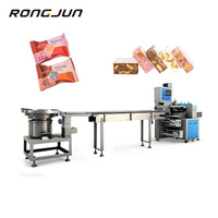 Machine d'emballage alimentaire multifonctionnelle automatique de haute précision, enveloppeuse horizontale avec étiquetage pour sacs/films/feuilles