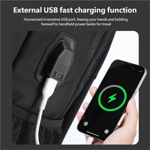 Mochila para Portátil Impermeable Tigernu, Nueva Llegada, Venta al por Mayor, con USB, Mochila de Viaje Antirrobo, Mochila Deportiva Casual para Exteriores - Product Image 3