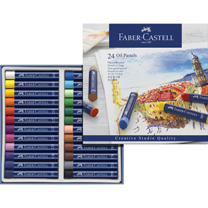 Estuche con 24 Pasteles de Colores al Óleo Creativos sobre Papel - Product Image 1