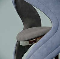 Chaises de salle à manger de luxe légères de style nordique, chaises de salle à manger modernes en cuir, chaises de salle à manger personnalisées pour hôtel