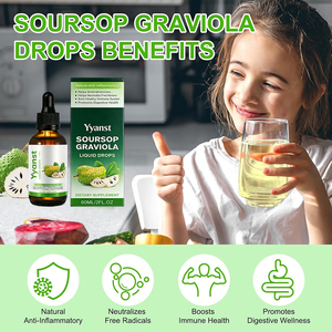 High quality Private Label Soursop Extract DROP DRINK Support Overall <b>Physical</b> Health & Nutrient Metablism Health Manufacturer - Product Image 6