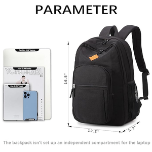 Mochila Multiusos para Portátil de 15.6 Pulgadas, <span class=keywords><strong>Libros</strong></span>, Mochila para <span class=keywords><strong>Libros</strong></span>, Sac à Dos Ordinateur, Informal, para Uso Diario, Escuela, Viajes - Product Image 1