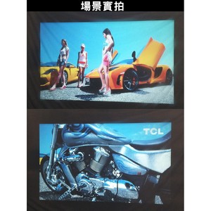 High Quality 16:9 Simple <b>Folding</b> Thin Polyester Projection Curtain 100 Inch Projector <b>Screen</b> - Product Image 6