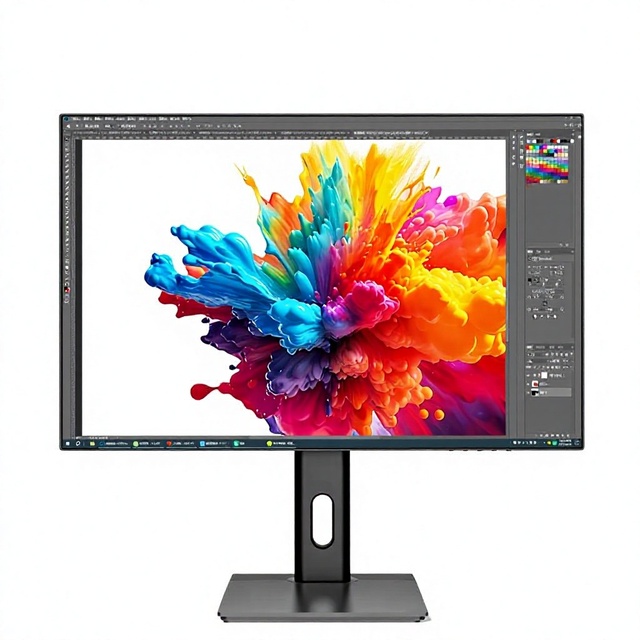 New 27inch Vertical WLED IPS5 4K HDR Monitor for Desktop/Laptop SRGB 100% Color Gamut 1ms Response Time 178 Viewing Angles