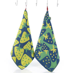 Serviette carrée en coton imprimé motif dessin animé, trois couches de gaze, 100 % coton, pour enfants - Product Image 5