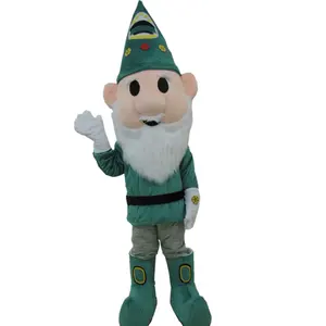 HOLA สีเขียวสไตล์ใหม่ Santa Claus Mascot เครื่องแต่งกาย/เครื่องแต่งกายคริสต์มาสสำหรับขาย