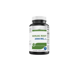 Private Label integratori dimagranti biologico Konjac fibra Konjac radice vegetariana capsule Konjac Glucomannan capsule