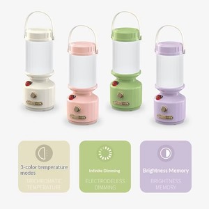 Luz de Camping, Lámparas de Camping, Luz Nocturna para Exteriores, Luz de Camping Portátil Recargable, Lámpara de Noche, Lámpara de Mano Creativa - Product Image 3