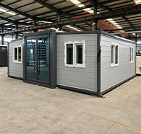 Maison préfabriquée mobile moderne prête à l'emploi de 20 pieds ou 40 pieds, 2, 3 ou 4 chambres, maison conteneur portable extensible