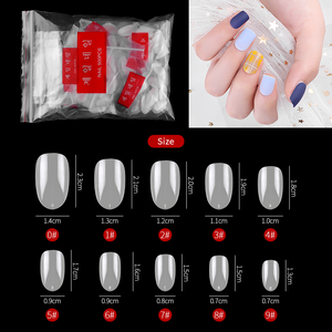 <span class=keywords><strong>2021</strong></span> Diseño personalizado Stick en <span class=keywords><strong>uñas</strong></span> postizas mate transparentes pulidas con cajas <span class=keywords><strong>de</strong></span> embalaje <span class=keywords><strong>de</strong></span> formas dobles <span class=keywords><strong>cuadradas</strong></span> med - Product Image 6