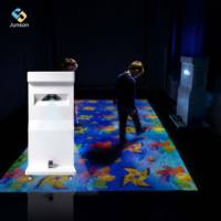 Nouveauté : Jeu interactif de projection murale et au sol en hologramme 3D, équipement de projecteur interactif pour aire de jeux extérieure pour enfants