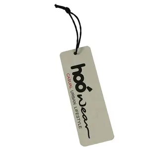 Marque Design chaussette étiquette carton Bracelet étiquettes personnalisé imprimé étiquette volante pour bouteille