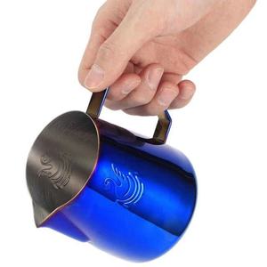 Carafe à expresso et <span class=keywords><strong>latte</strong></span> é<span class=keywords><strong>l</strong></span>égante Swan 400 ml, outil de <span class=keywords><strong>barista</strong></span>, 1 pièce, <span class=keywords><strong>cafetière</strong></span> à filtre avec é<span class=keywords><strong>l</strong></span>égant gobelet à mousse de lait, mousseur à crème - Product Image 2