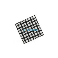 Écran d'affichage de matrice de points LED 8x8, 3mm, ananas ordinaire rouge et vert 32x32mm dif16 1088AS 1088BS
