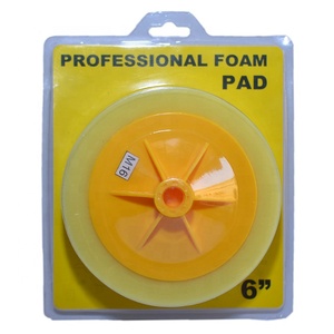 Fabbrica di Guangzhou Giallo 6 pollici Professionale In Acciaio <span class=keywords><strong>Spugna</strong></span> di <span class=keywords><strong>Lucidatura</strong></span> Pad Pad per <span class=keywords><strong>Auto</strong></span> - Product Image 2