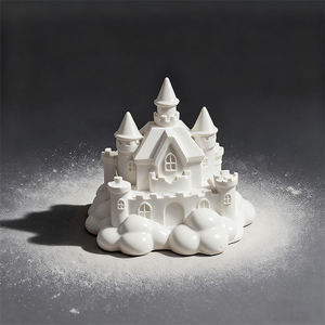 مسحوق الجبس المطلي DTY لصنع التماثيل، أبيض دافئ، عصري، وقت التصلب 6-8 دقائق، خالٍ من الفقاعات، ملمس ناعم، 12-15 سم، سائل - Product Image 6