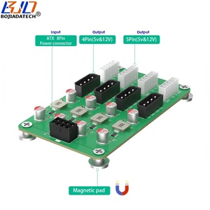 <span class=keywords><strong>Entrada</strong></span> de 12V ATX de 8 pines a 4 Molex de 4 pines + conector de 4*5 pines (5V/12V 3A) adaptador de corriente para PSU de ordenador y HDD <span class=keywords><strong>SATA</strong></span> de 2,5 "3,5" en Stock - Product Image 3