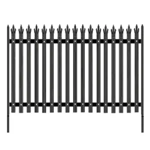 2024 Year Hot Sale Second Hand Pvc Coated Palisade Fencing For Sale/ Galvanized Fence Panel Factory