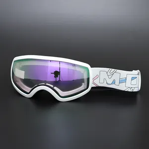 Yijia Optisch Klaar Om Te Verzenden Skibrillen Uv400 Sneeuwbril Kids Skibril Dubbele Lagen Anti-Mist Kinderen Ski Zonnebril