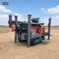 Machine de forage de puits d'eau hydraulique CWD260T 300M montée sur chenilles