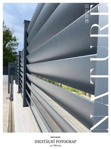 Chống leo lên ngoài trời Vườn nhôm sự riêng tư hàng rào đá phiến hàng rào tấm hồ sơ - Product Image 6