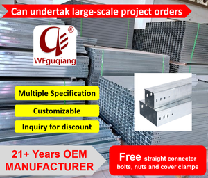 Saluran Kabel Industri Baja Berlubang dengan Dasar Padat dan Jaring Kawat Anti-Korosi untuk Konstruksi Pemasangan Kabel - Product Image 6