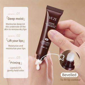 Bestseller VEZE Balsamo Labbra all'Acido Ialuronico Organico con Caffeina e Vitamina E, Lozione Idratante - Cura Labbra Delicata a Prezzo di Fabbrica - Product Image 5