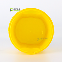 Seau en plastique réutilisable de 1,2 L, imprimé IML, pour aliments, popcorn, emballage personnalisé, bac avec poignée