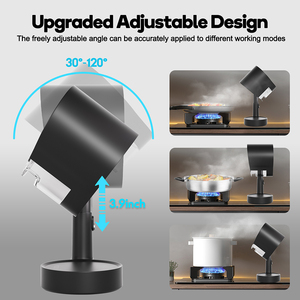 Rechargeable Low Noise Desktop Hood-Strong Suction Small Portable for Household & Outdoor Grilling - Product Image 4