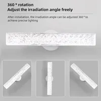 Ampoule LED à bande lumineuse super brillante, blanc froid, E27, 23/30/40CM, lampe de plafond à vis, ampoule longue en cristal haute puissance pour la maison