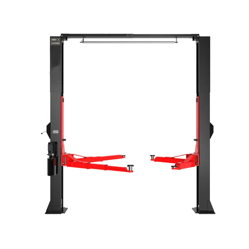 4Ton Overhead double cylinder gantry hydraulic auto manual side lift two post lifter Universal