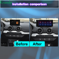 Krando Pantalla Multimedia Android de 10.25 Pulgadas para Auto, para Audi Q2 Q2L 2018-2020, Unidad Principal Android Auto Carplay, 4G WIFI DSP, Estéreo para Auto