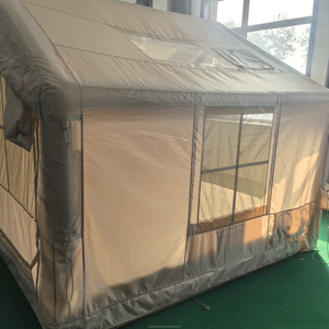 オックスフォード420Dインフレータブルテント 7.5平方メートル 5～6人用 ワンベッドルーム クイックオープン 防水 ポータブル アウトドア - Product Image 2