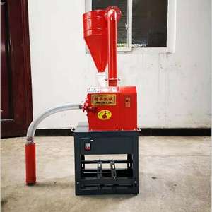 เครื่องบดแบบค้อนดูดเองสำหรับบดแป้งข้าวโพด เครื่องบดอาหารสัตว์ขนาดเล็กสำหรับใช้ในครัวเรือน พร้อมระบบกำจัดฝุ่นแบบเชคเลน - Product Image 5