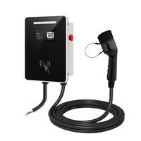 Station de recharge AC de type 2 pour véhicules à énergie nouvelle, murale, pistolet de recharge standard européen 22 kW avec protection intelligente