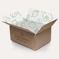 Kartonnen fruitdoos op maat, 5-laags, recyclebaar, met handvat, CMKY/matte laminatie, embossing, stamping, offsetdruk