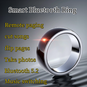 Smart Ring Fitness Tracker Monitor de Freqüência Cardíaca Sono Oxigênio no Sangue com APP Titanium Smart Health Ring anel monitoramento de saúde - Product Image 2