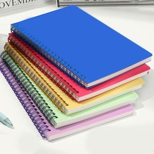 Customized Logo <b>A5</b> Spiral Notebook Eco-Friendly Premium Coil <b>Diary</b> Paper Cover Writing Stationery Promotional Gift - Product Image 4