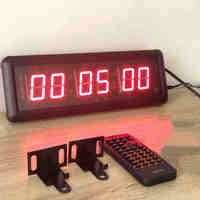 Chronomètre numérique à LED miniature avec bouton de réinitialisation, télécommande, minuterie sportive pour les compétitions scolaires, les jeux de réponses, minuterie numérique