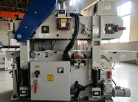 Nouvelle machine à bois industrielle robuste automatique, dégauchisseuse-raboteuse double face avec tête de coupe spirale droite