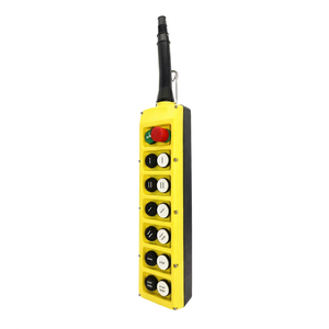 CMK Electro Power Private Limited CMK-PL-08D4/CMKPLC04 สถานีควบคุมแบบแขวนพลาสติก รอกยกสองระดับความเร็ว EOT Crane IP65 1no1nc ปุ่มกด - Product Image 1