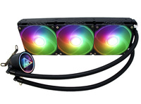 Refroidisseur de processeur liquide tout-en-un 360ARGB édition blanche, radiateur 240 mm, 2 ventilateurs RVB adressables PWM 120 mm 4 broches, boîtier d'ordinateur