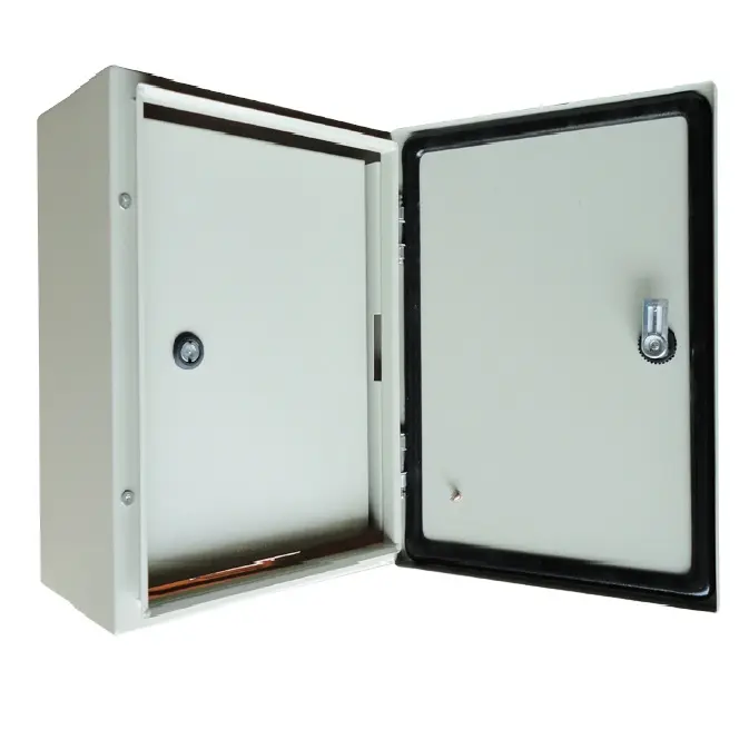IP66 Pintu Dalam Dipasang Di Dinding Kotak Enclosure Logam Listrik Kotak Distribusi Kotak Persimpangan