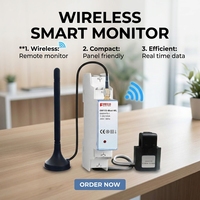 Compteur intelligent EM115-Mod-WL certifié CE, monophasé, Modbus RTU, LoRaWAN, RS485, configuration de paramètres à distance