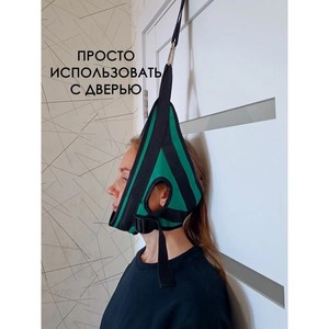 Dispositivo de tracción cervical con hamaca de suspensión para el cuello, estirador manual para aliviar el dolor de cuello - Product Image 4